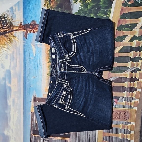 Miss‎ Me Cuffed Capri Jeans Size 27 - Picture 2 of 6